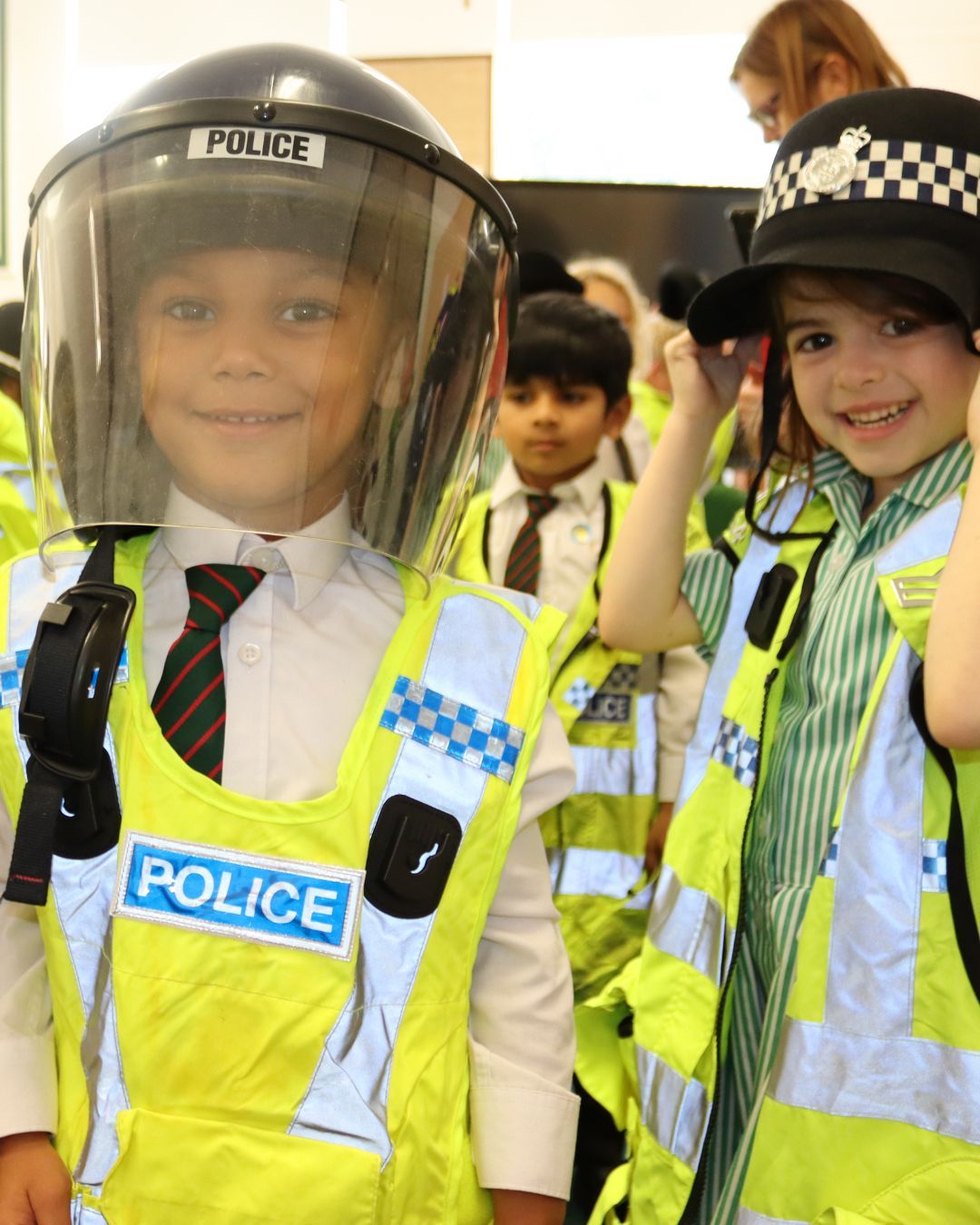  Reception pupil police uniform